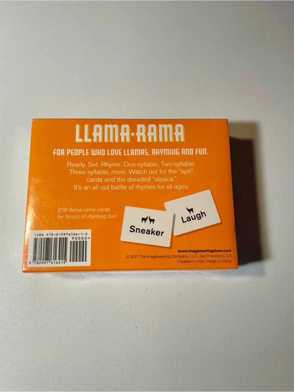 NWT Llama-Rama Card Game | Fast-Action Rhyming Game | New & Sealed